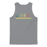 Retro Fencing Evolution Unisex Tank Top - Sport Grey – 1