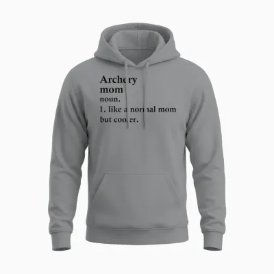 Archery Mom Funny Archer Definition Unisex Hoodie - Sport Grey