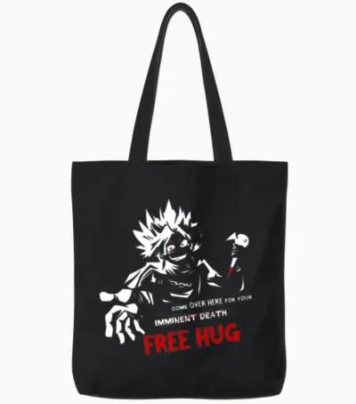Best Design Melvin Free Hug Tote Bags - Black