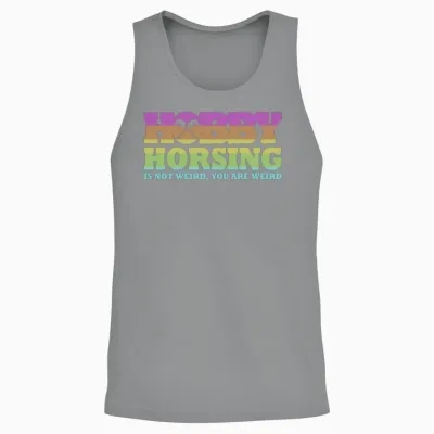Hobby Horsing with Hobby Horse Unisex Tank Top - Sport Grey