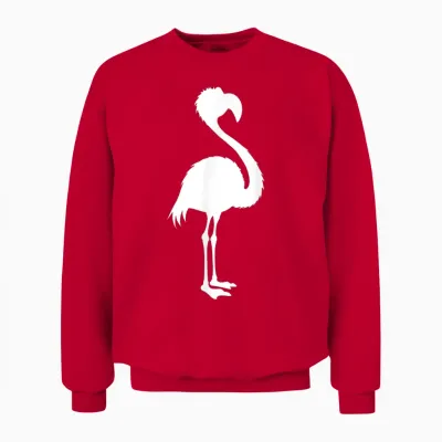 Flamingo Costume Flamingo Costume Carnival Animal Costume Unisex Sweatshirt - Red