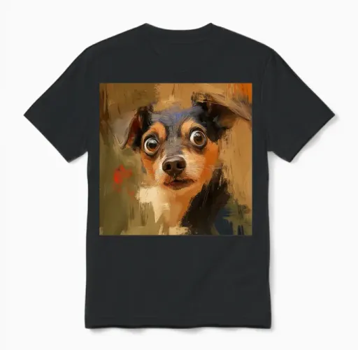 Dog Unisex T-Shirt - Black