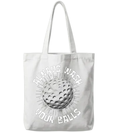 Funny Golf Tote Bags - White