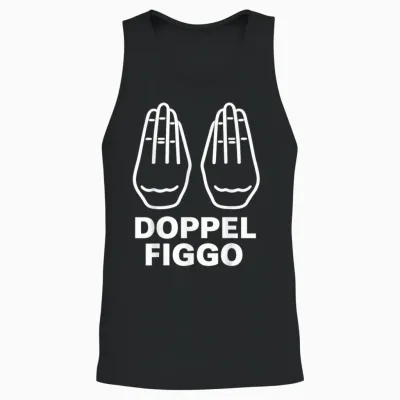 Double Figgo Legally Secured Unisex Tank Top - Black