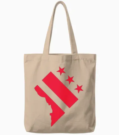 Washington D.c. Tote Bags - Natural
