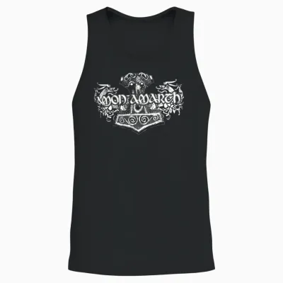 Amon Amarth Viking Horses Official Licensed Horse Unisex Tank Top - Black