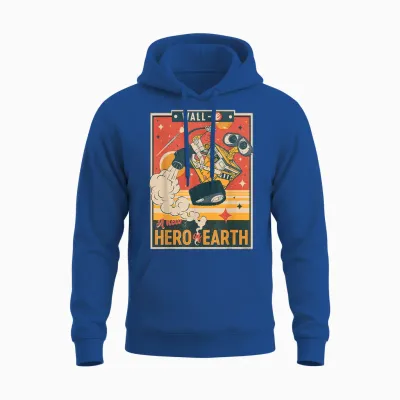 Disney and Pixar’s Wall-E a New Hero of Earth T-Shirt Small Unisex Hoodie - Royal