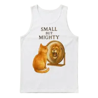 Small but Mighty Unisex Tank Top - White – 1
