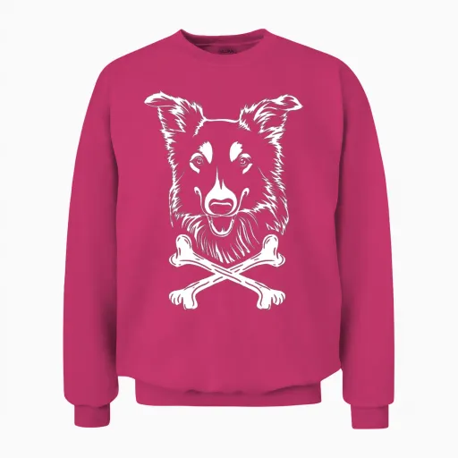 Pirate Dog Unisex Sweatshirt - Heliconia