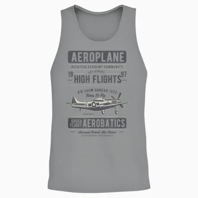 Sky Riders Voltige Avion Amoureux Avion Pilot Unisex Tank Top - Sport Grey
