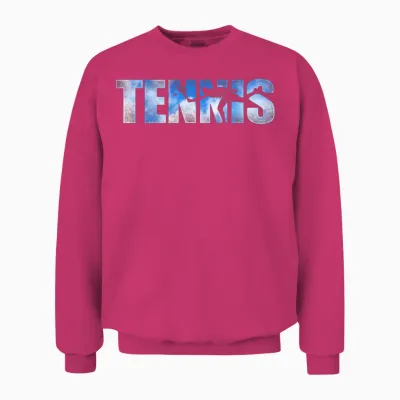 Funny Tennis Player Racket Serve Unisex Sweatshirt - Heliconia