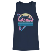 Leopard Gecko Retro Reptiles & Exotics Unisex Tank Top - Navy – 2
