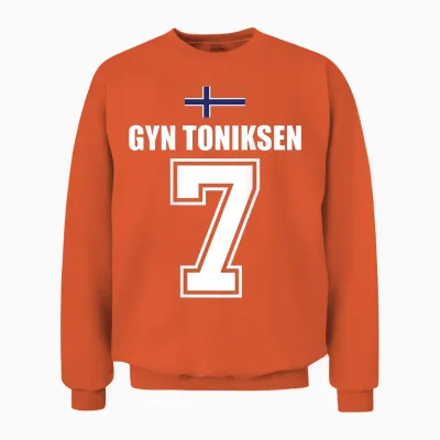 Lustige Namen Norwegen Trikot Für Mallorca Und Die Party Unisex Sweatshirt - Orange