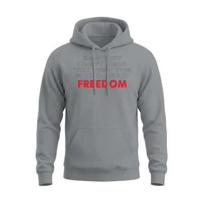 The Sound of My Freedom Unisex Hoodie - Sport Grey