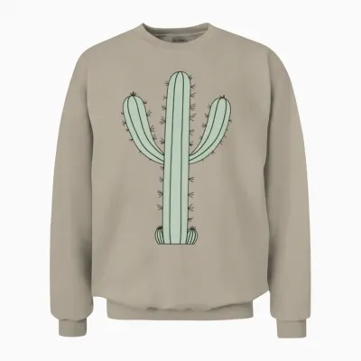 Cactus Enduring Love Unisex Sweatshirt - Sand