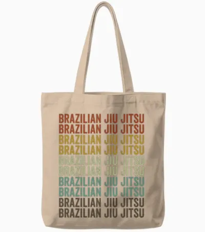 Brazilian Jiu Jitsu Brazilian Jiu Jitsu Tote Bags - Natural