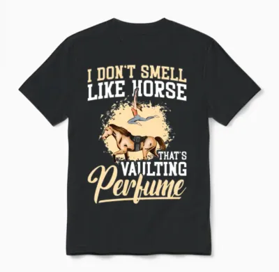 Horse Gymnastics Artistic Equestrian Horse Unisex T-Shirt - Black