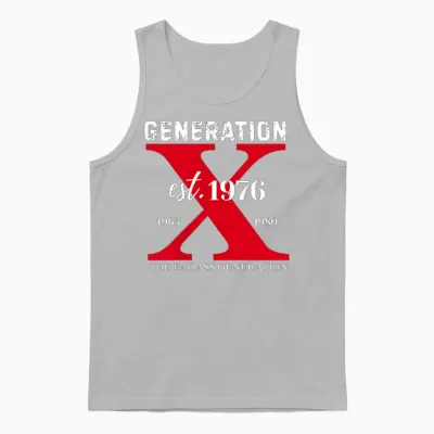 Gen X 1976 "bevor Du Geboren Wurdest, Was Sissie Skull Unisex Tank Top - Ash