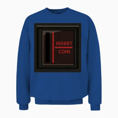 Coin Arcade Retro Gamer Unisex Sweatshirt - Royal