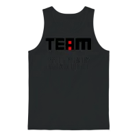 The I in Team Funny Sarcastic Office Humor Unisex Tank Top - Black – 1