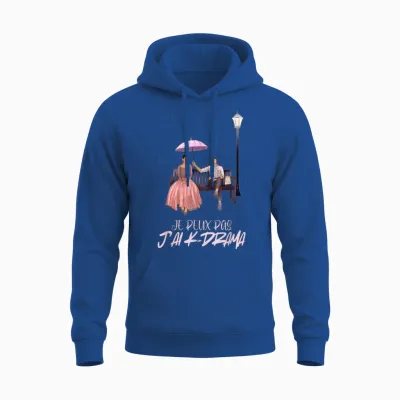 Funny I Can Not I Have K-Drama Humor Korean Series T-Shirt, Black, S Unisex Hoodie - Royal