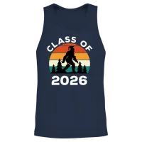 Class of 2026 Unisex Tank Top - Navy – 2