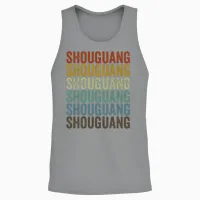 Shouguang China Retro Vintage Unisex Tank Top in Sport Grey - 2