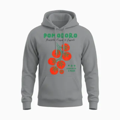 Pomodoro - Sommer Frische Tomaten, Pizza, Pasta Unisex Hoodie - Sport Grey