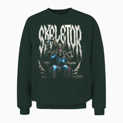 Masters of the Universe: Skeletor-Thron Aus Metall Unisex Sweatshirt - Forest
