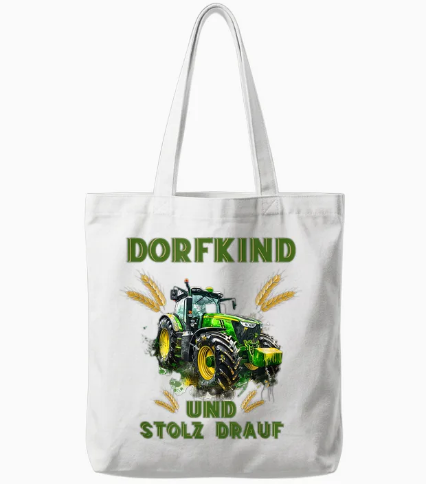 Deutz Traktor Für Das Dorfkind I Landwirtschaft Kinder Tote Bags in White