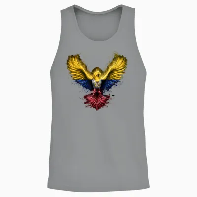 Drapeau De La Colombie Fierté Colombienne Drapeau Colombien Racines Colombiennes Unisex Tank Top - Sport Grey