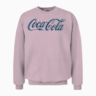 Coca Cola Hawaii-Logo Unisex Sweatshirt - Light Pink