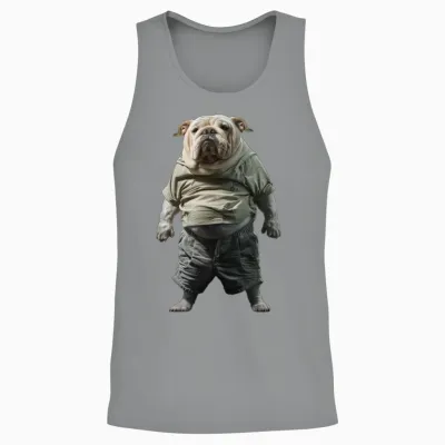 Dog Unisex Tank Top - Sport Grey
