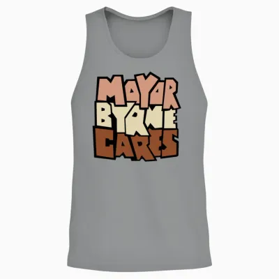 Mayor Byrne Cares Unisex Tank Top - Sport Grey