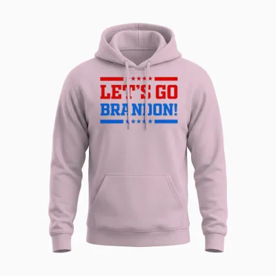 Antibiden Retro Red Red Unisex Hoodie - Light Pink