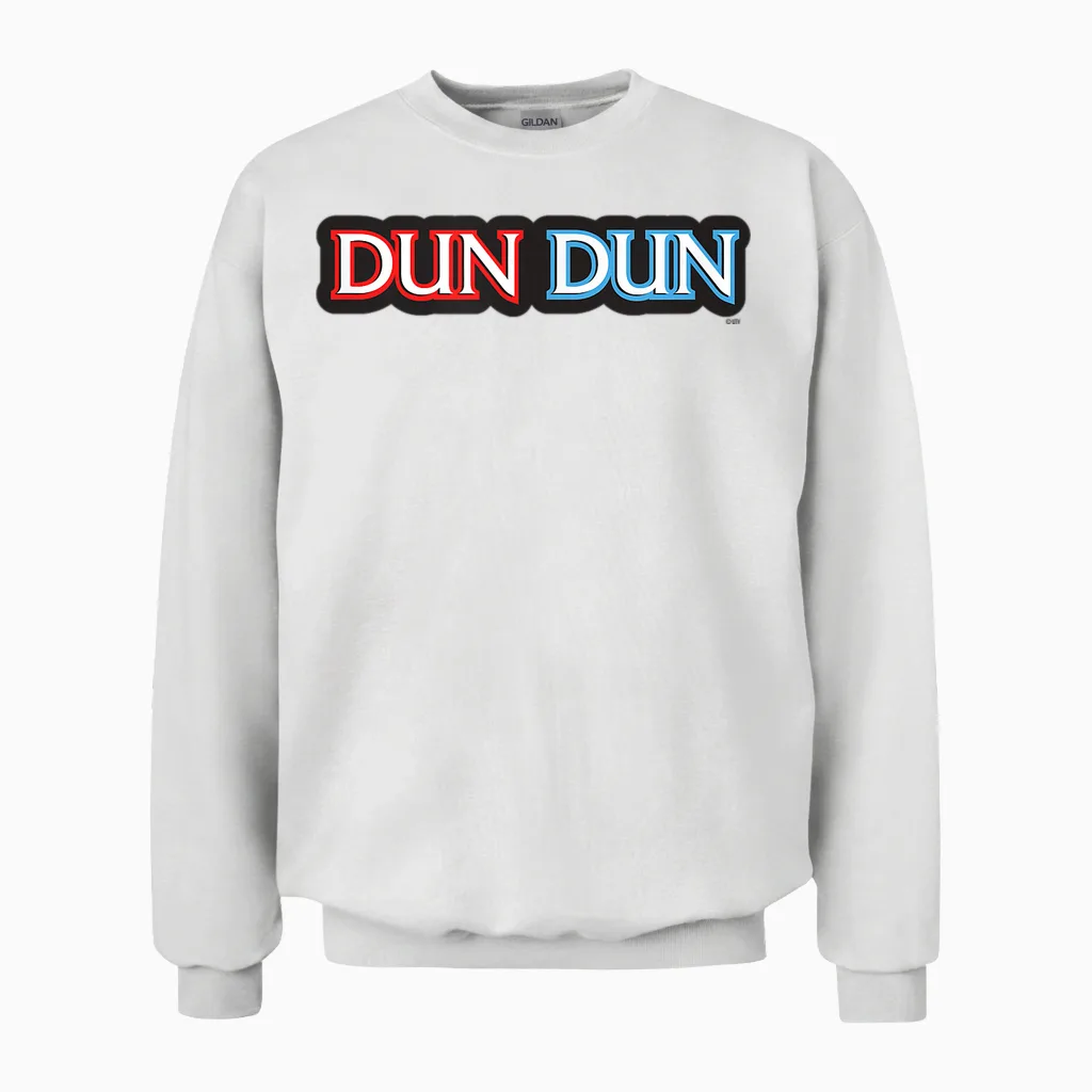 Law & Order: Svu Dun Dun Unisex Sweatshirt in White