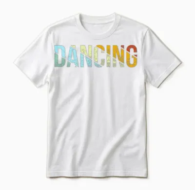 Dancing Retro Unisex T-Shirt - White