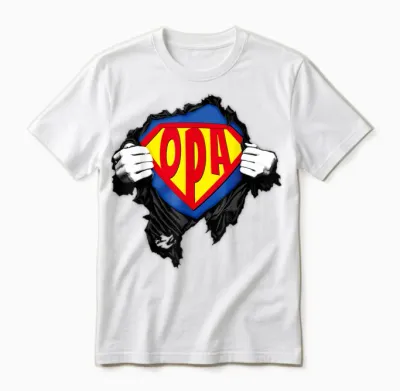 Opa Superheld Herren Großvater Super Opa Unisex T-Shirt - White