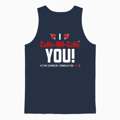 Biochemist Biochemistry Science Teacher Student Fu Unisex Tank Top - Navy