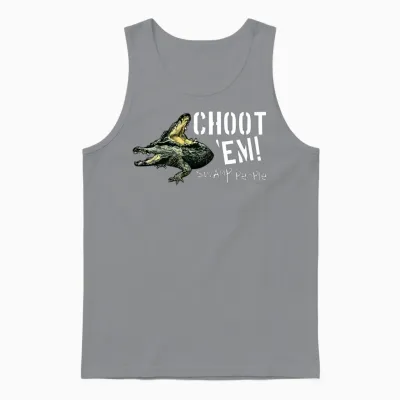 Swamp People Choot Em Birthday Christmas Gift Unisex Tank Top - Sport Grey
