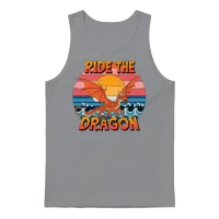 Ride the Dragon Unisex Tank Top - Sport Grey – 1