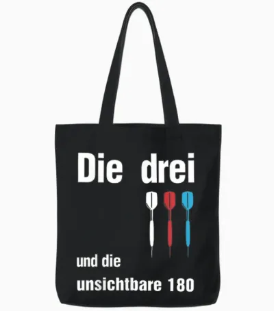 Die Drei Und Die Unsichtbare 180 Funny Gift Tote Bags - Black