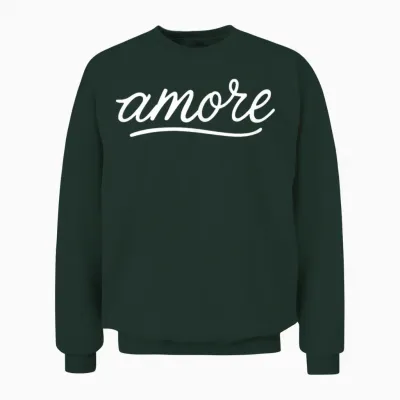 Amore T-Shirt, Black, S Unisex Sweatshirt - Forest