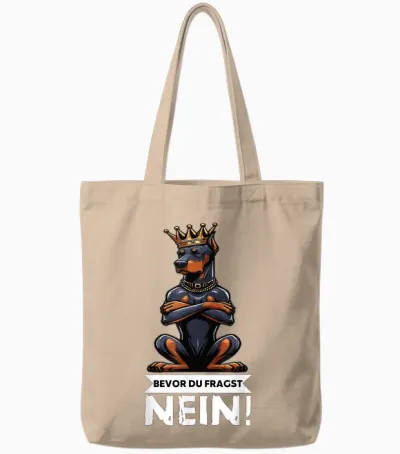 Bevor Du Fragst Nein Dobermann Dobermannbesitzer Dobermänner Tote Bags - Natural