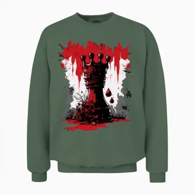 King Chess Unisex Sweatshirt - Military Green