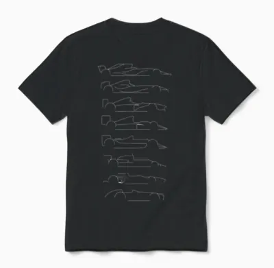 F1 Decades Unisex T-Shirt - Black
