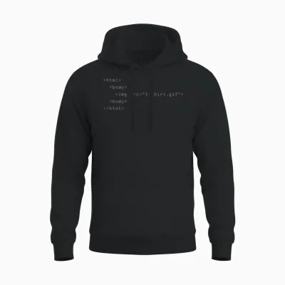 Internet Computer Coding Programming Gift Idea Unisex Hoodie - Black