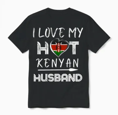 Funny Kenyan Husband Unisex T-Shirt - Black