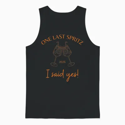 Vino Und Spritz Junggesellinnenabschied Jga Outfit Braut Unisex Tank Top - Black