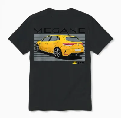 Renault Sport Megane Rs Voiture à Hayon Haute Performance Unisex T-Shirt - Black